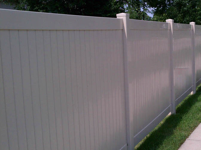 vinyl fence sample